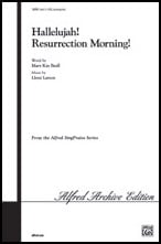 Hallelujah Resurrection Morning SATB choral sheet music cover